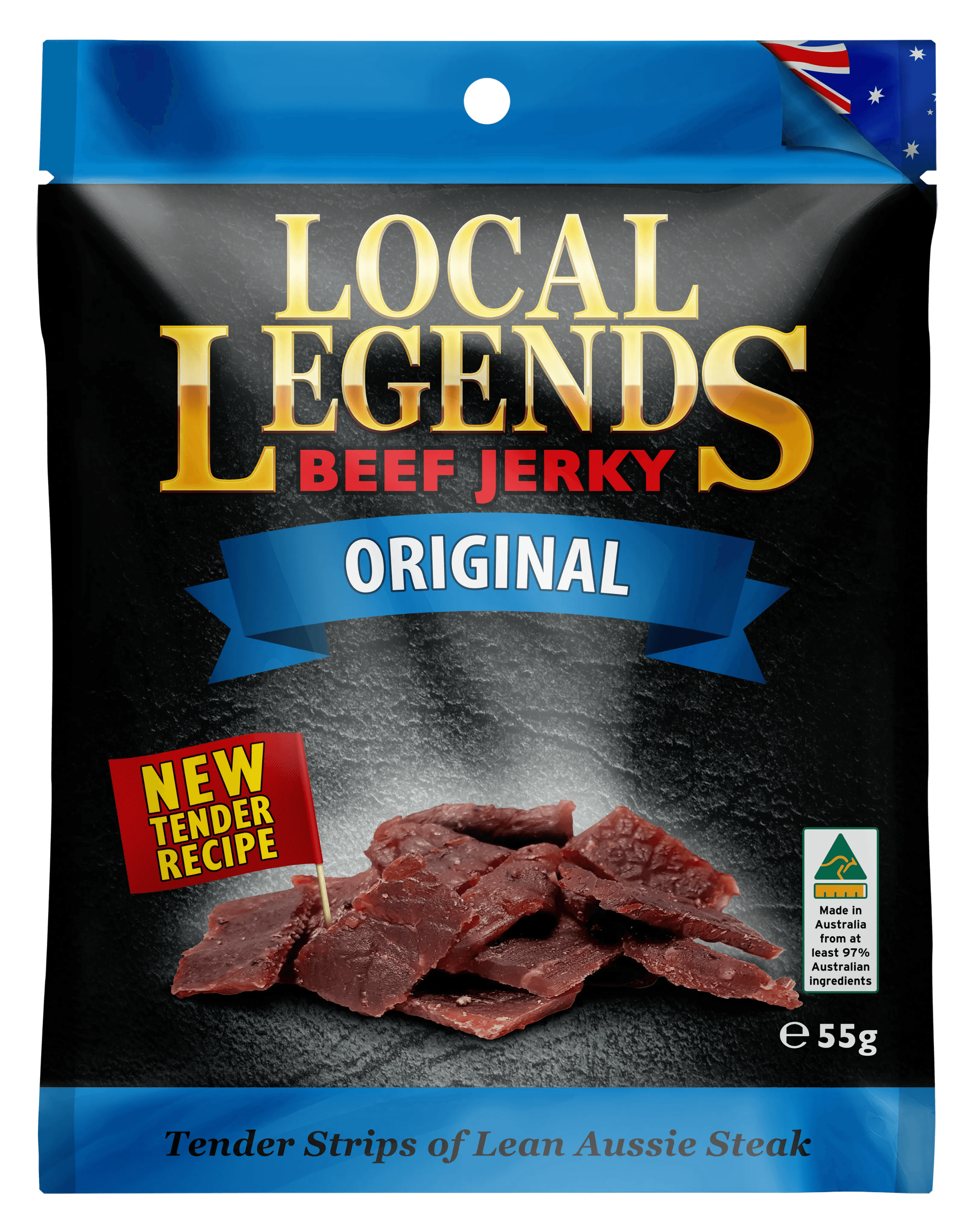 Packet of Local Legends Original Beef Jerky
